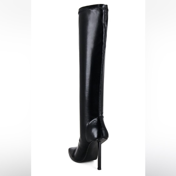 CLOSET CLOSING Revolve La Femme The Whistler Boot in Nero Sz 37 7 Black - Picture 2 of 8